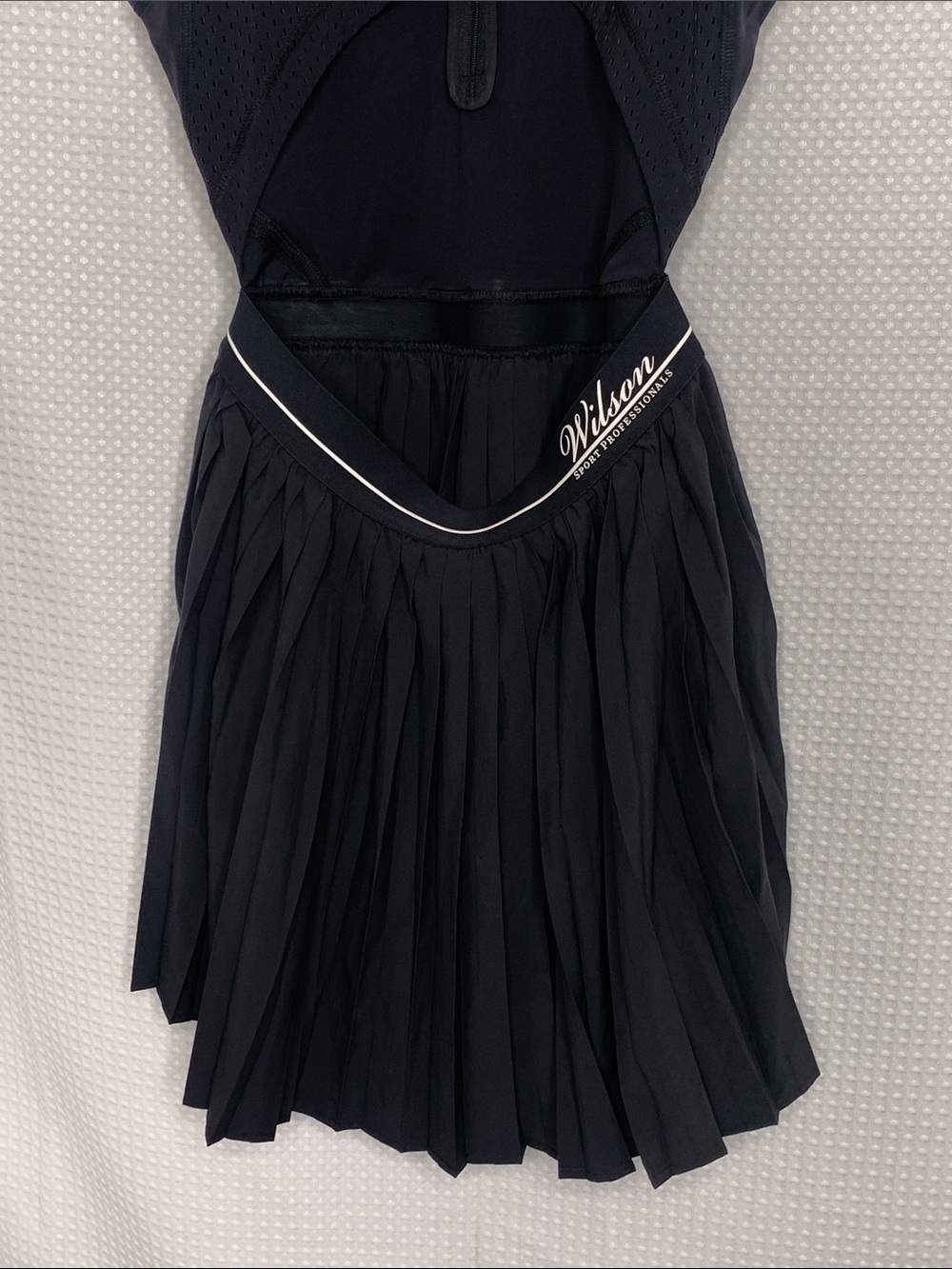 Wilson Black Winning Tennis Sleeveless Zip Dress small Tennis prep outdoor - Picture 10 of 13